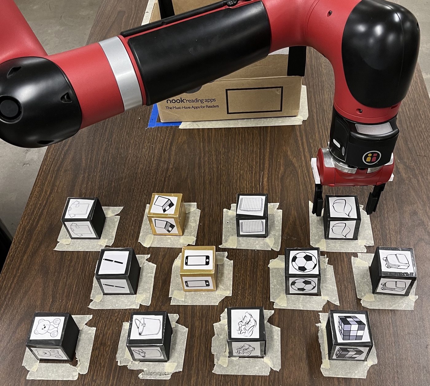 The order-fulfillment sorting task participants supervised.